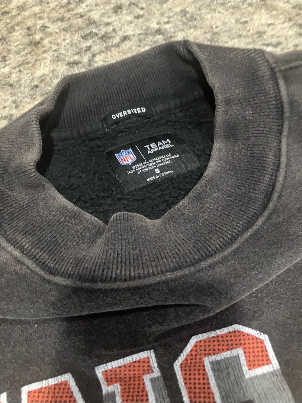 Abercrombie and Fitch Cincinnati Bengals NFL Crewneck Sweatshirt